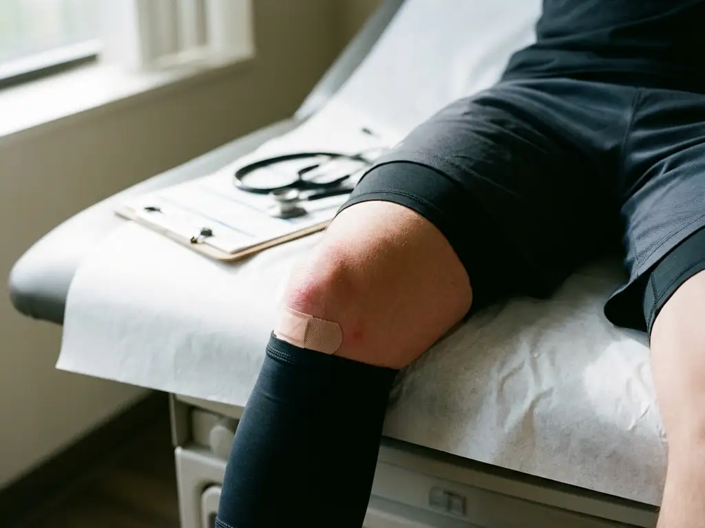 Hoe lang kan een overbelaste knie duren?